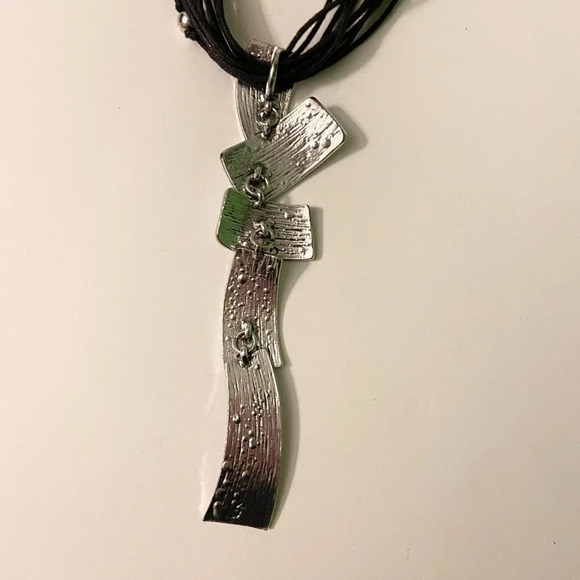 Fashion Necklace Multi Row Layered 24 Inch Statement Piece Necklace - Picture 10 of 12